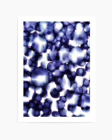 Glowing Blue Fluid by Tara Mann | Art Print