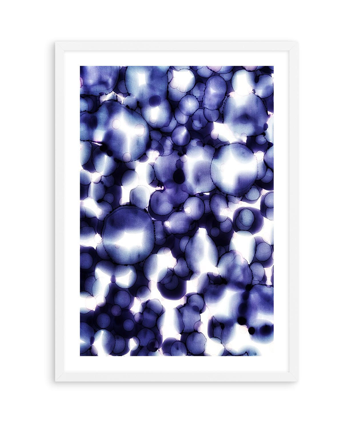 Glowing Blue Fluid by Tara Mann | Art Print