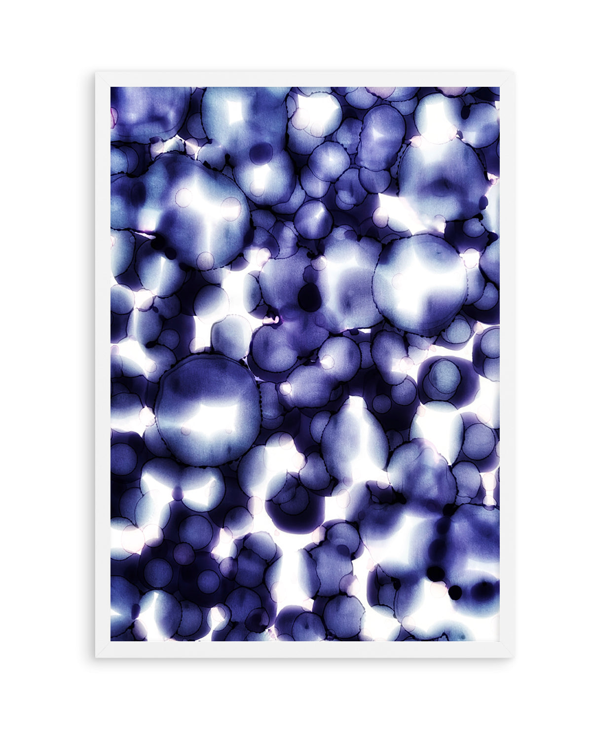 Glowing Blue Fluid by Tara Mann | Art Print