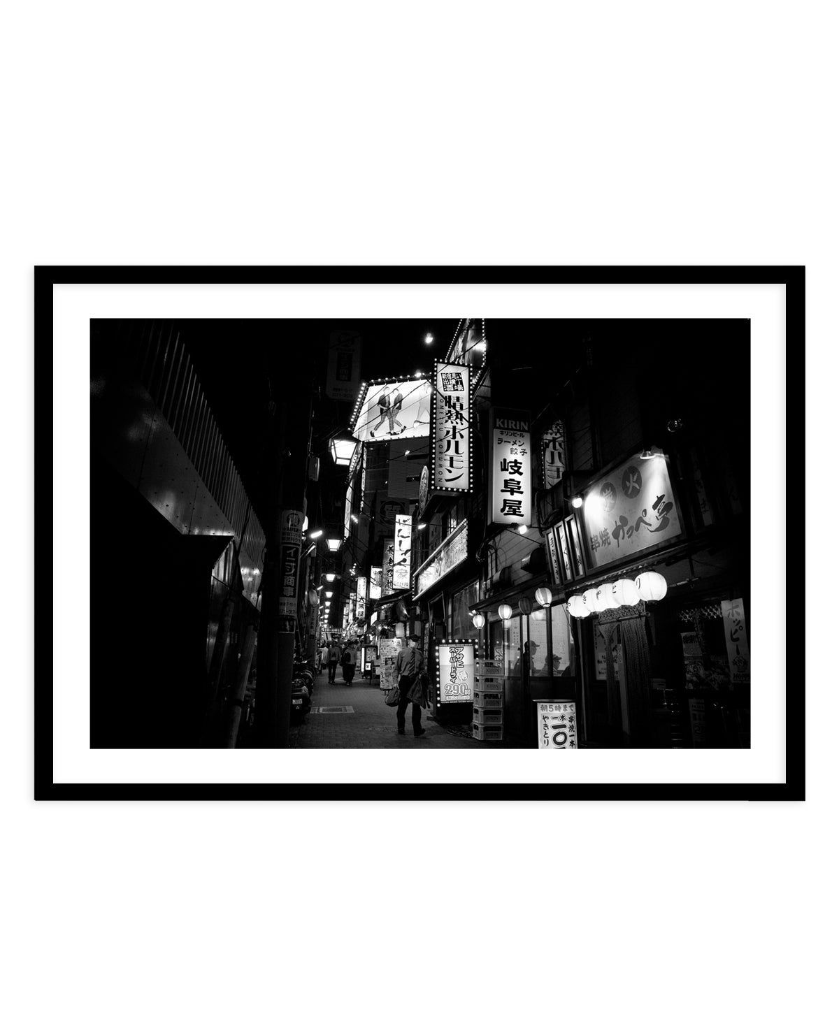 Glowing Tokyo Alley by Tsunoda Takeshi | Art Print