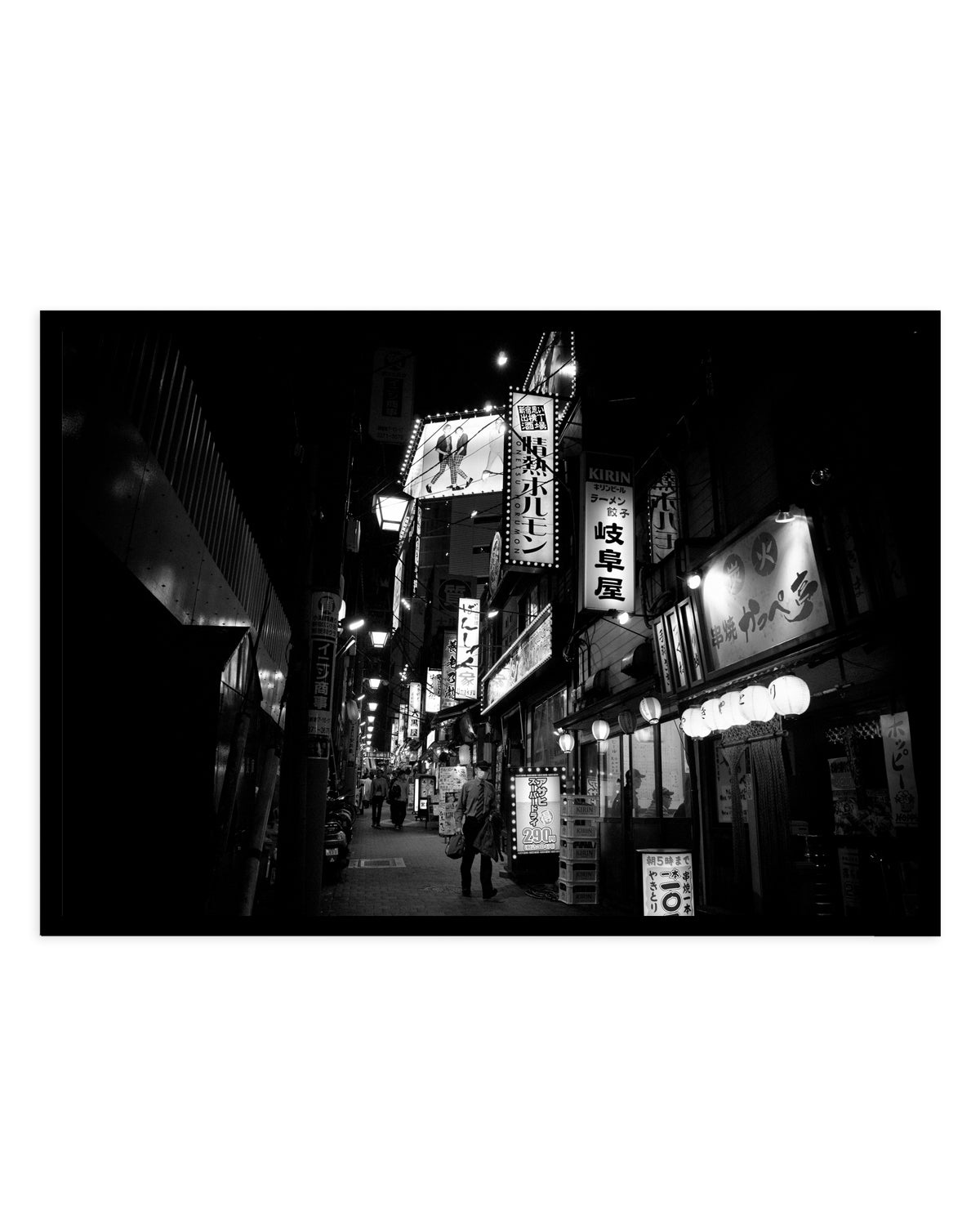 Glowing Tokyo Alley by Tsunoda Takeshi | Art Print