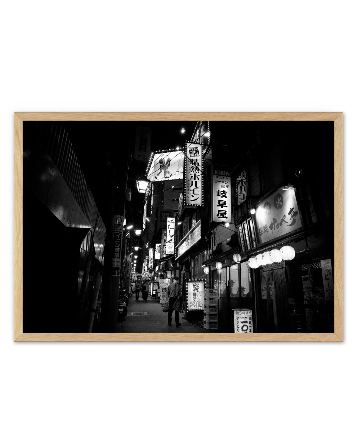 Glowing Tokyo Alley by Tsunoda Takeshi | Art Print