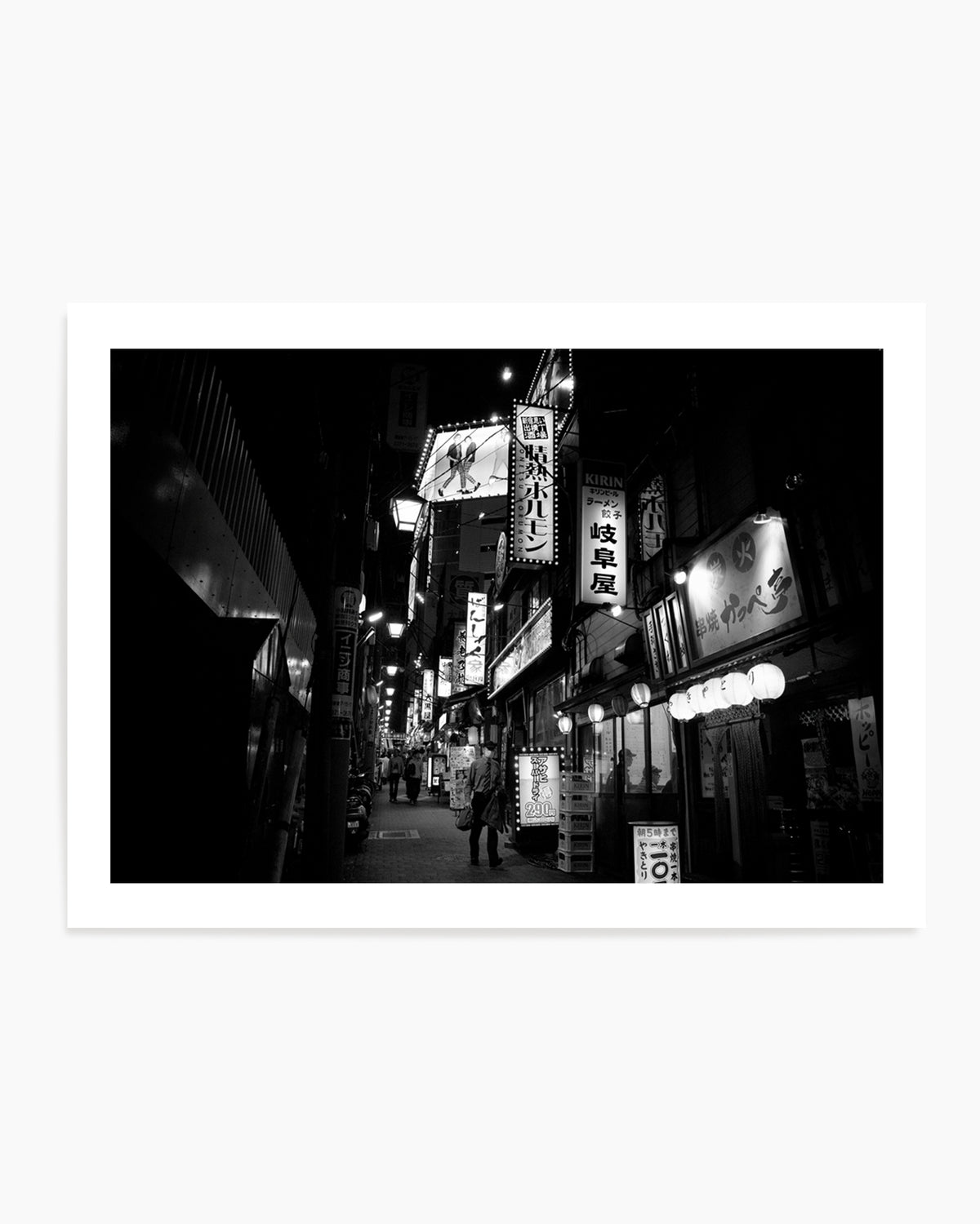 Glowing Tokyo Alley by Tsunoda Takeshi | Art Print