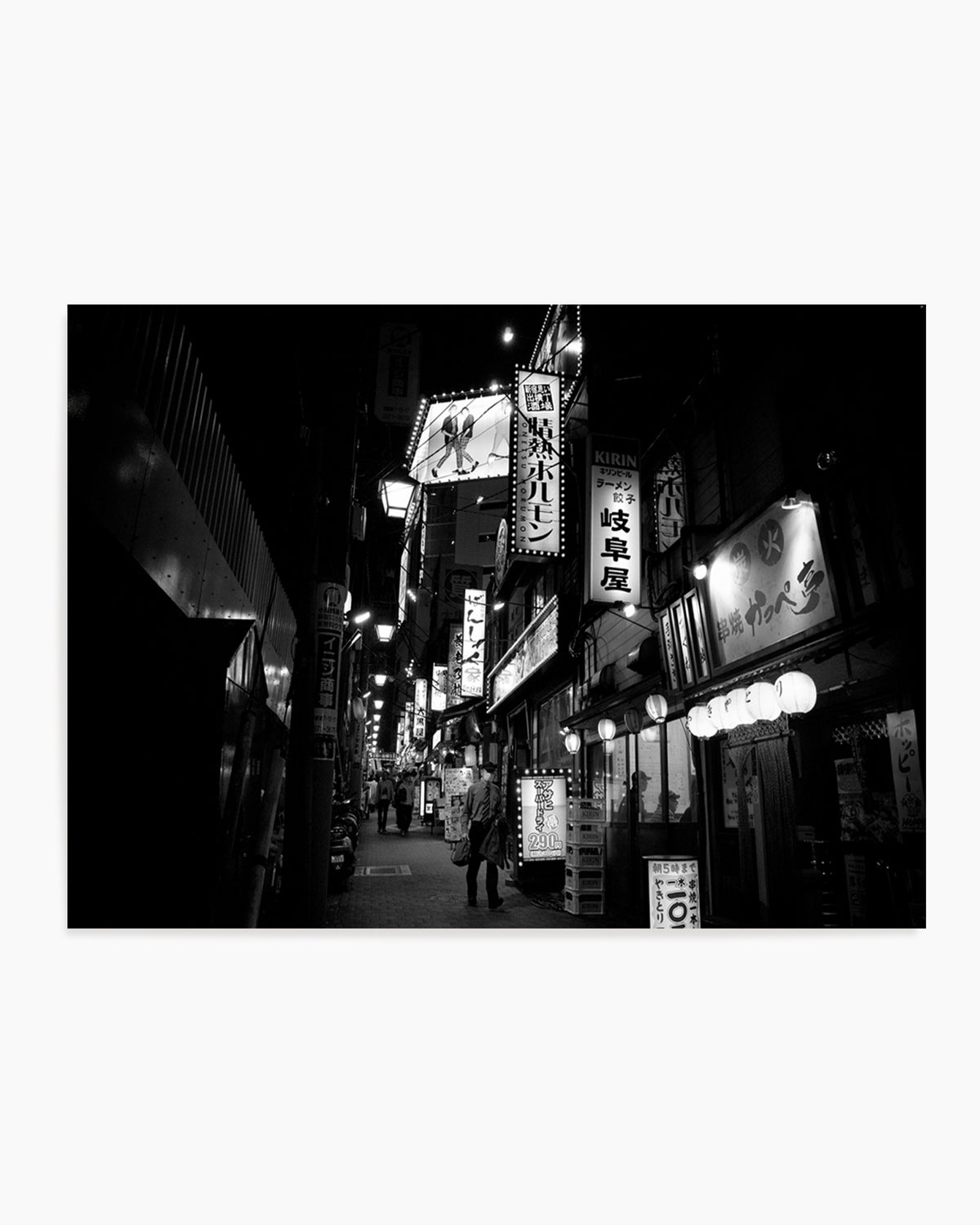 Glowing Tokyo Alley by Tsunoda Takeshi | Art Print