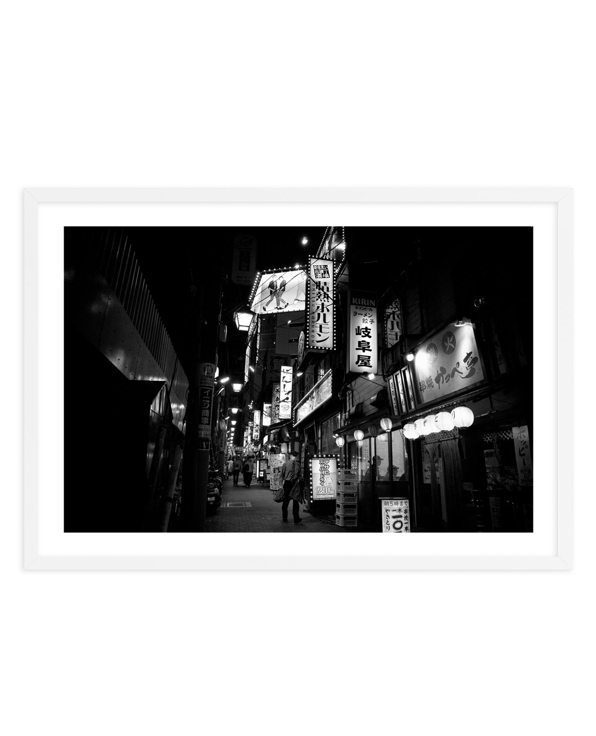 Glowing Tokyo Alley by Tsunoda Takeshi | Art Print