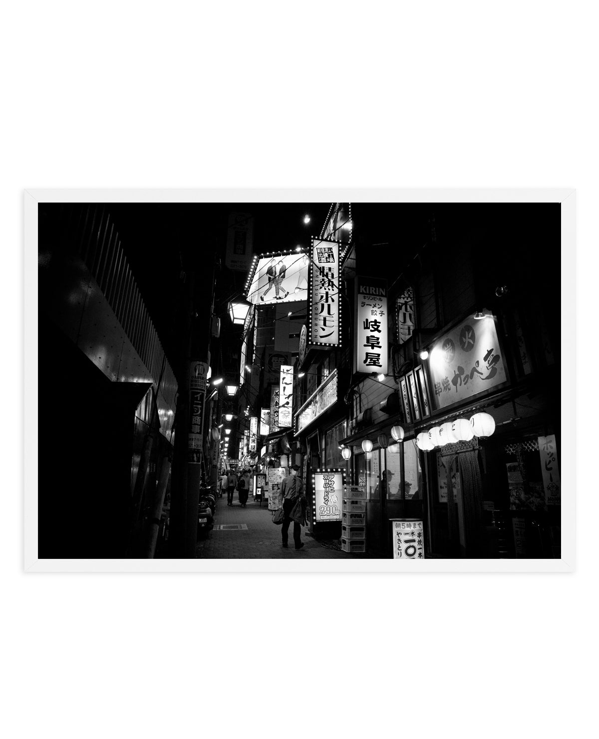 Glowing Tokyo Alley by Tsunoda Takeshi | Art Print