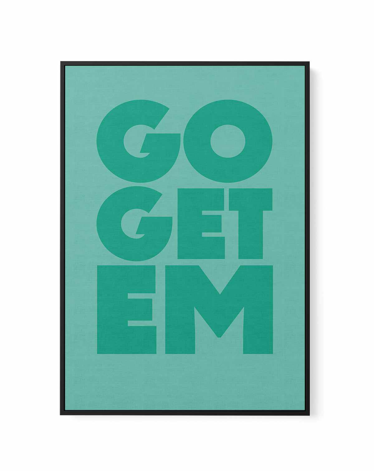 Go Get Em | Framed Canvas Art Print from Olive et Oriel where you can shop wallpaper and artworks online