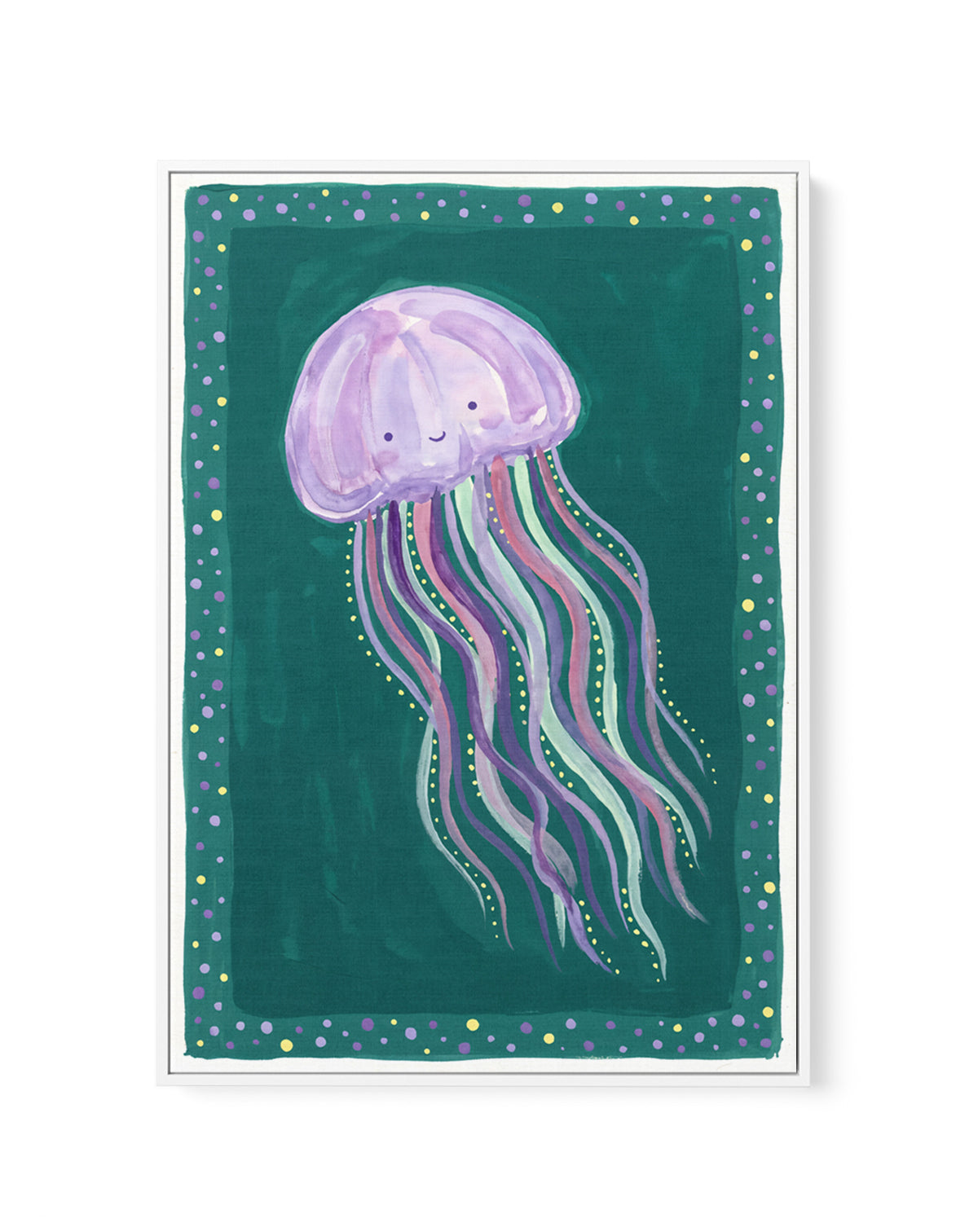 Go With The Flow I | Framed Canvas Art Print
