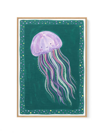 Go With The Flow I | Framed Canvas Wall Art