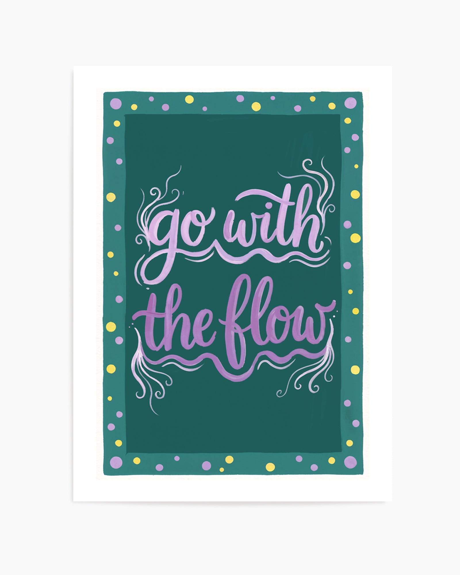 Go With The Flow II | Art Print