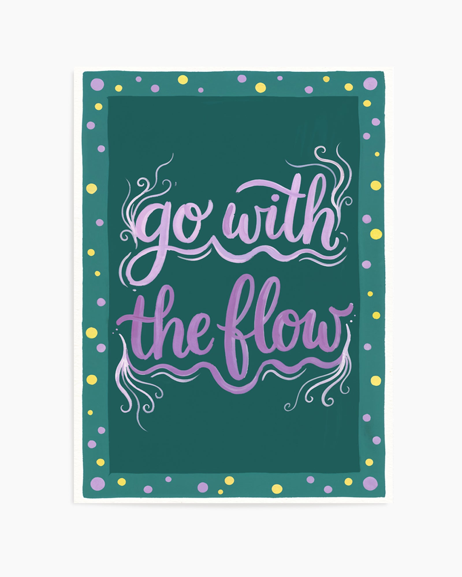 Go With The Flow II | Art Print