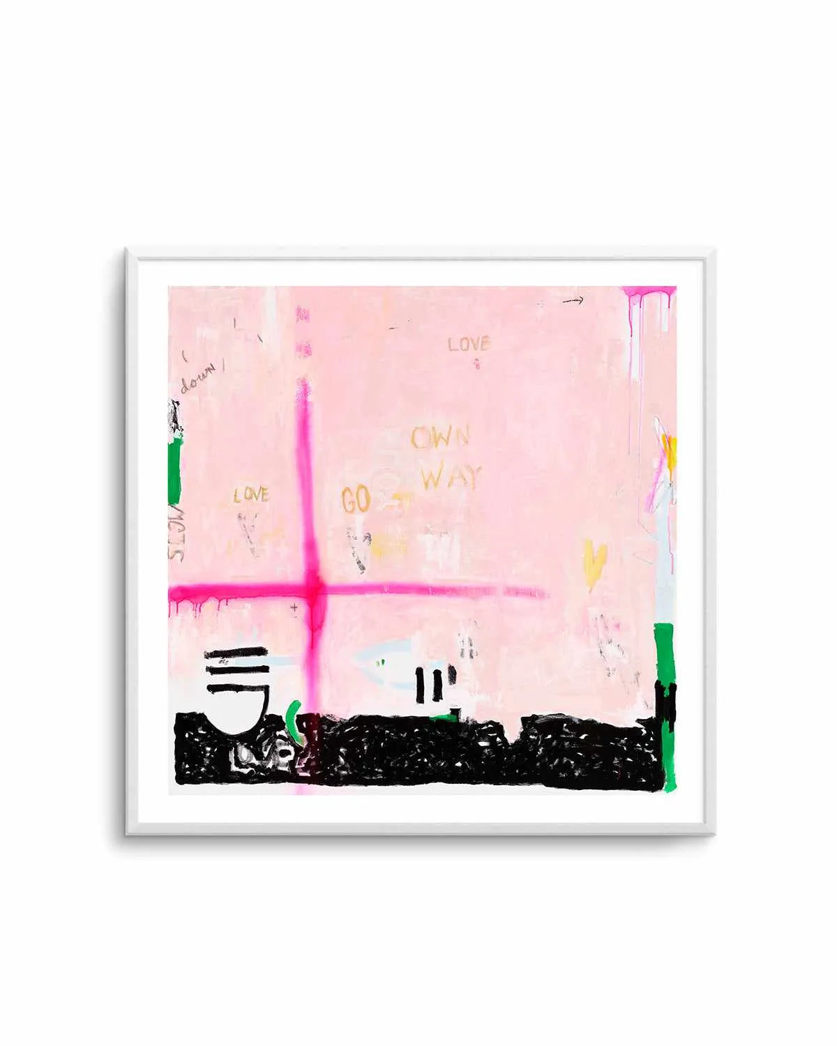 Go Your Own Way by Jackie Green | Art Print from Olive et Oriel where you can shop wallpaper and artworks online