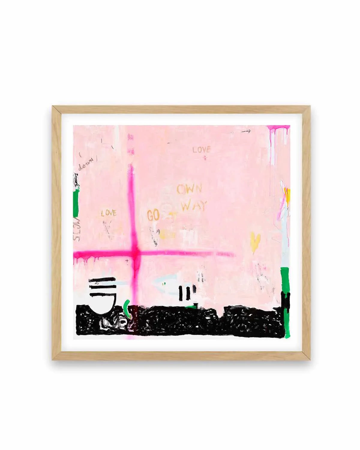 Go Your Own Way by Jackie Green | Art Print from Olive et Oriel where you can shop wallpaper and artworks online