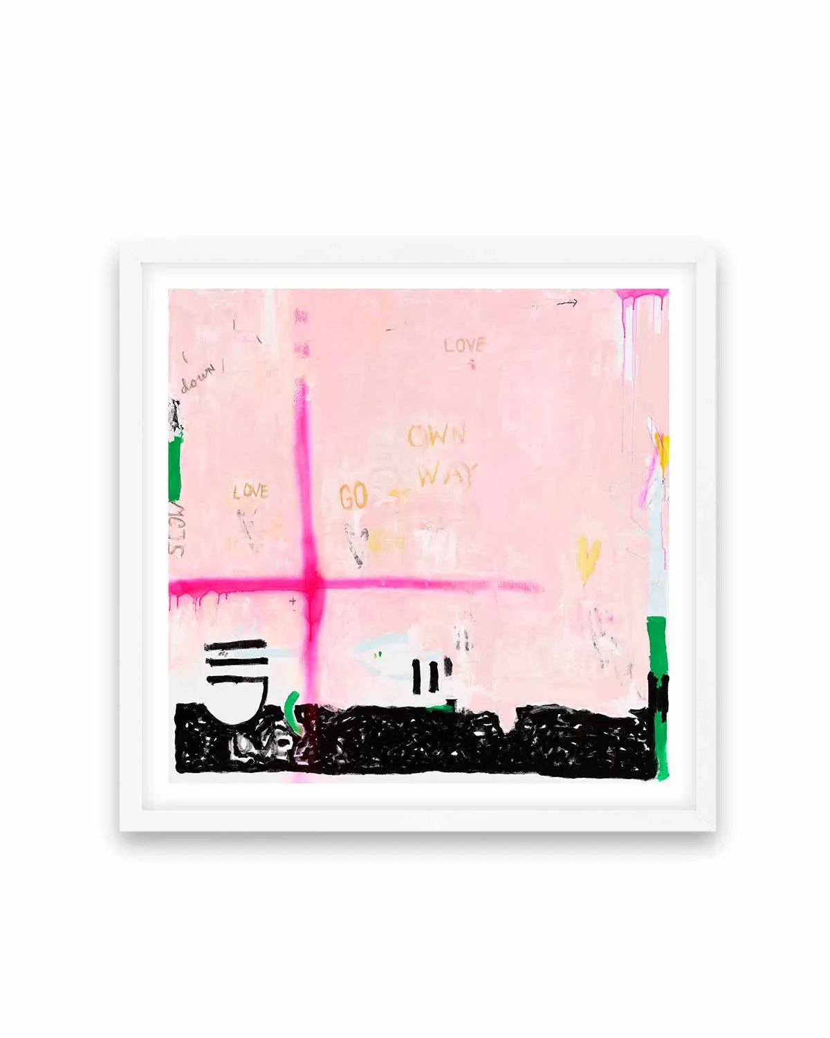 Go Your Own Way by Jackie Green | Art Print from Olive et Oriel where you can shop wallpaper and artworks online