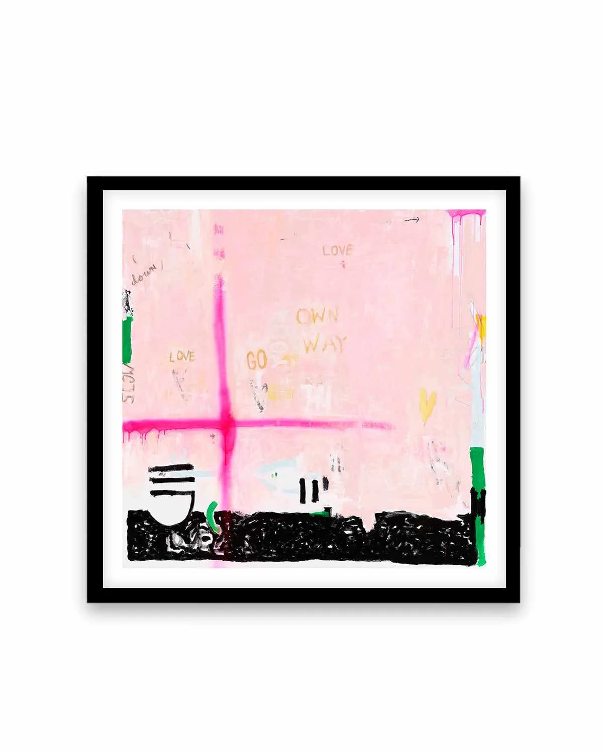 Go Your Own Way by Jackie Green | Art Print from Olive et Oriel where you can shop wallpaper and artworks online