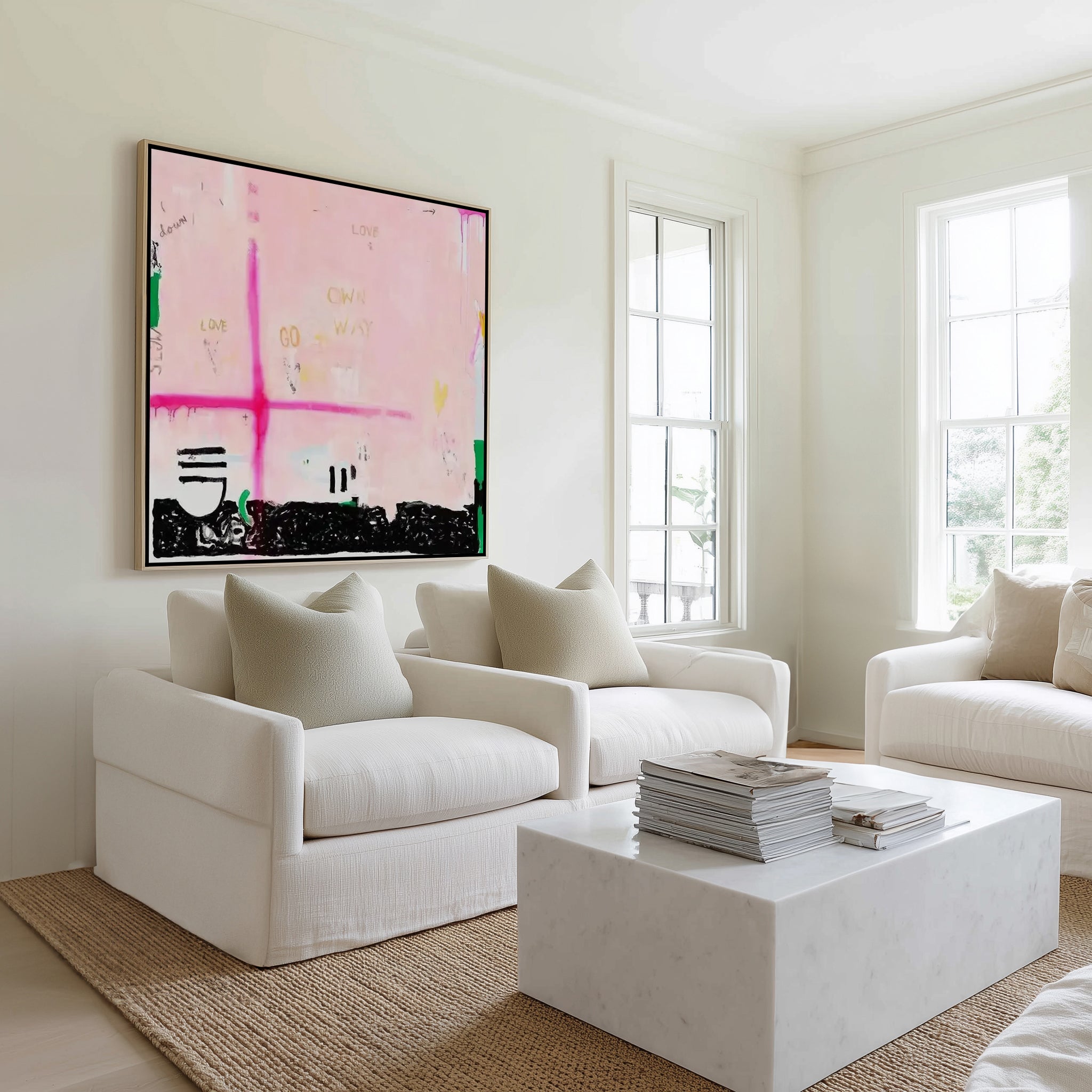 Go Your Own Way by Jackie Green | Framed Canvas Art Print