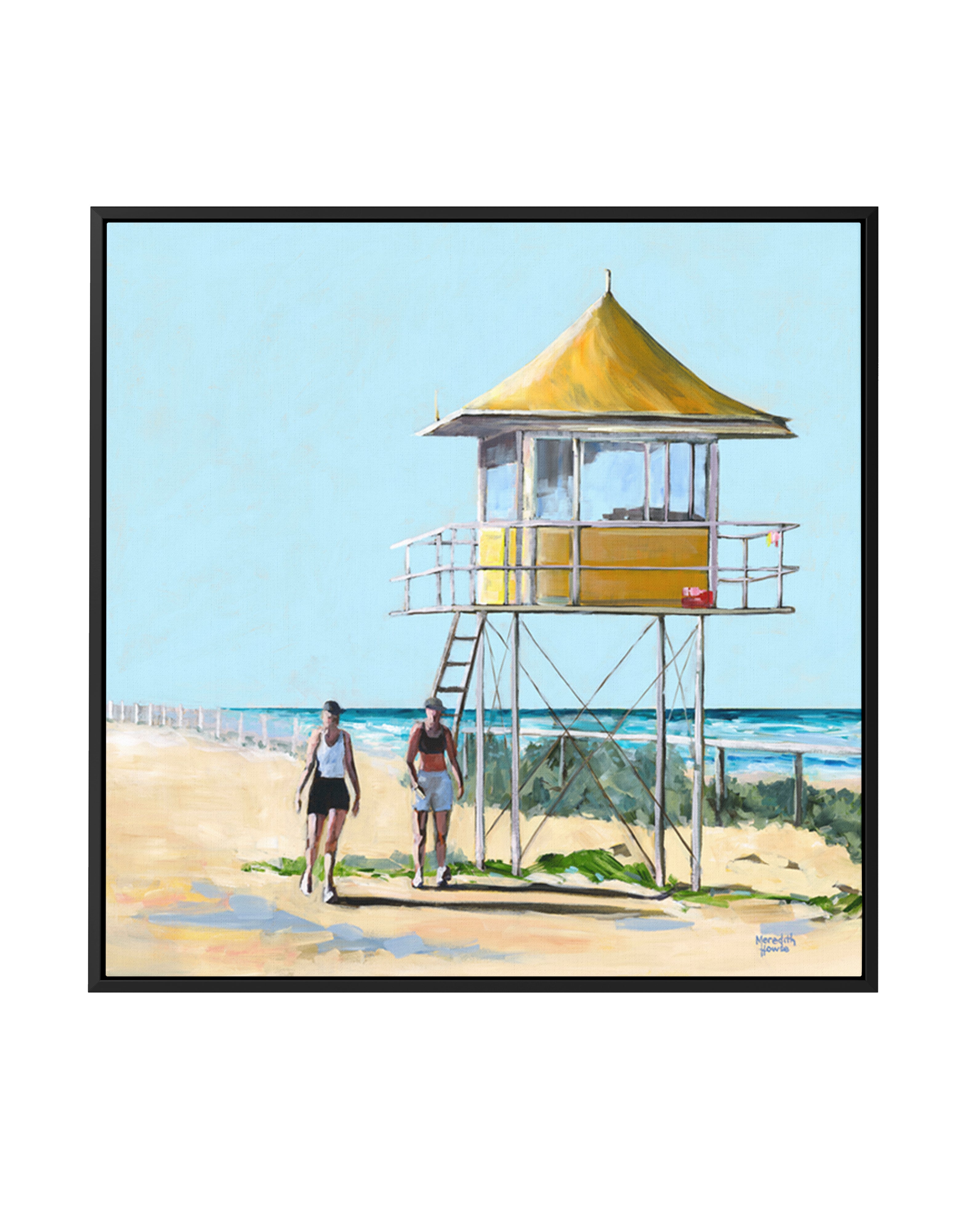 Gold Coast by Meredith Howse | Framed Canvas Art Print