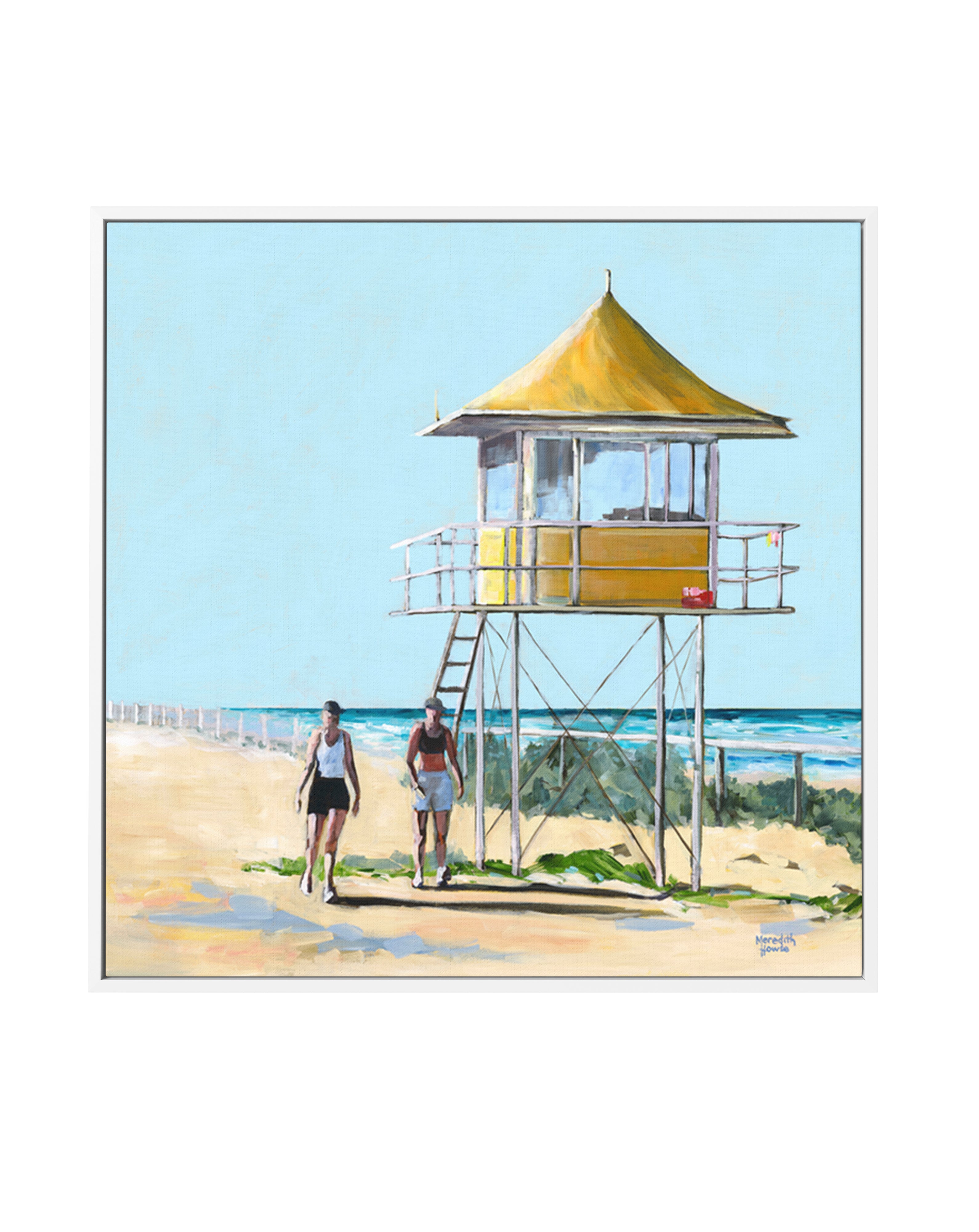 Gold Coast by Meredith Howse | Framed Canvas Art Print