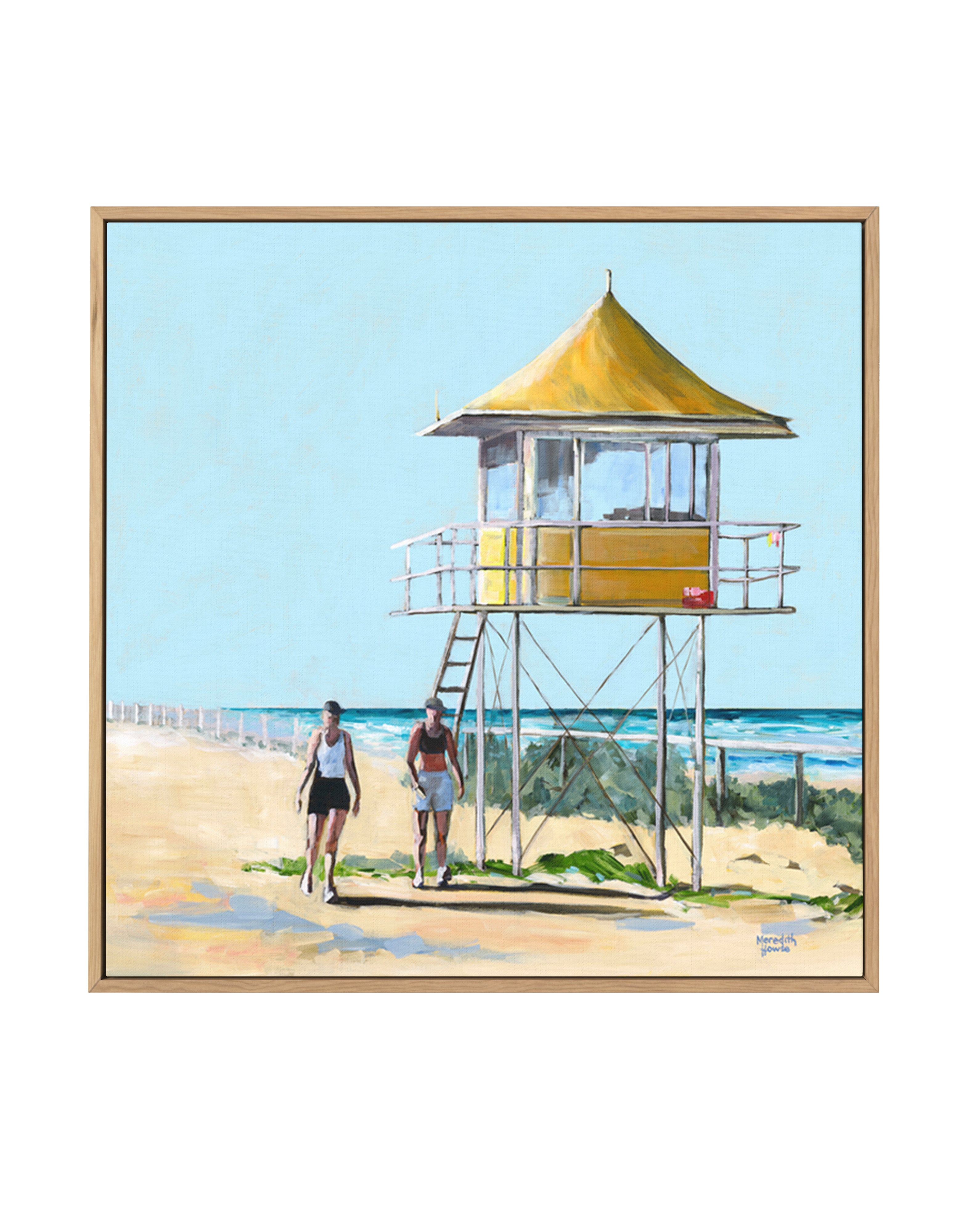Gold Coast by Meredith Howse | Framed Canvas Art Print