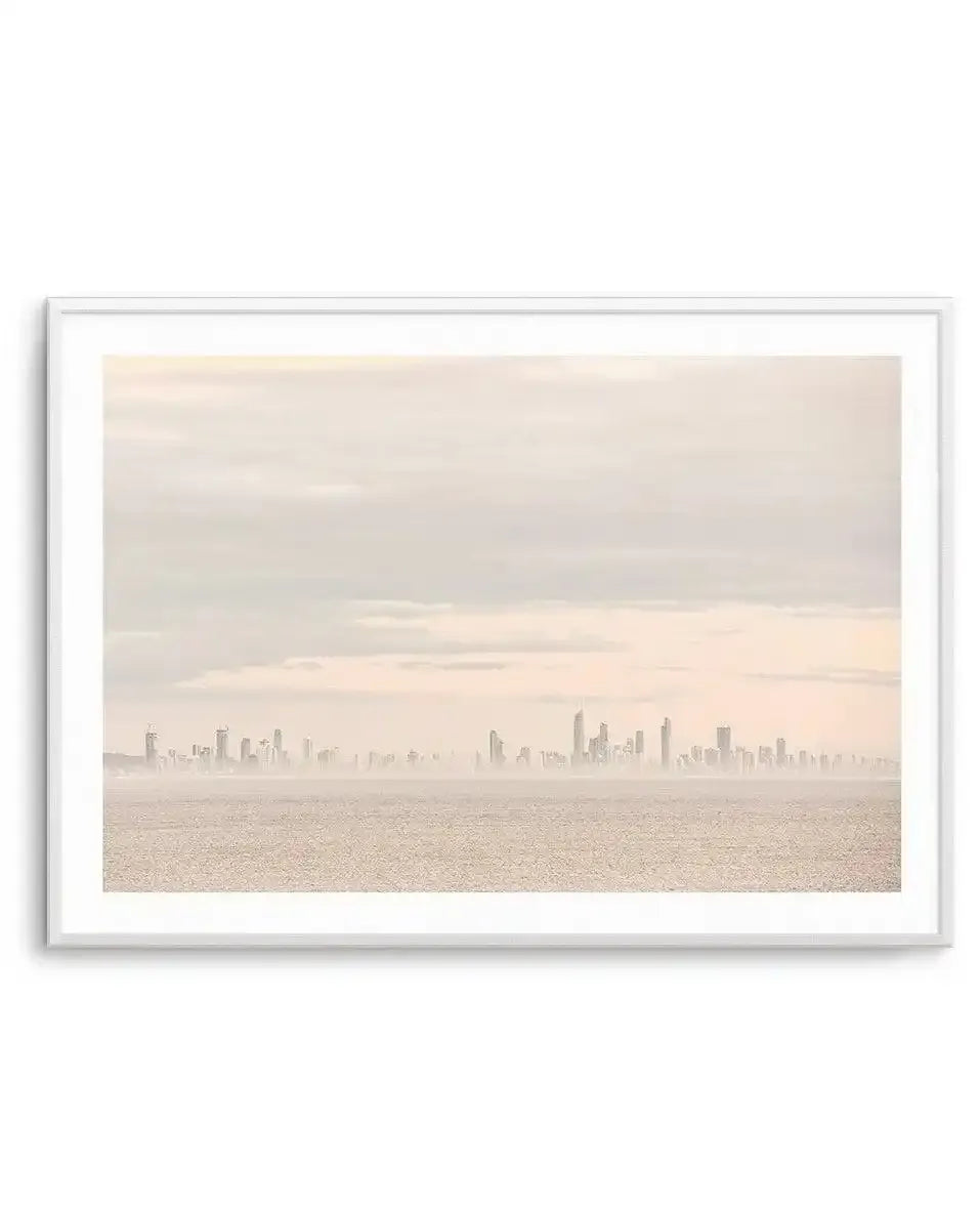 Gold Coast Haze Art Print-PRINT-Olive et Oriel-Olive et Oriel-A5 | 5.8" x 8.3" | 14.8 x 21cm-Unframed Art Print-With White Border-Buy-Australian-Art-Prints-Online-with-Olive-et-Oriel-Your-Artwork-Specialists-Austrailia-Decorate-With-Coastal-Photo-Wall-Art-Prints-From-Our-Beach-House-Artwork-Collection-Fine-Poster-and-Framed-Artwork