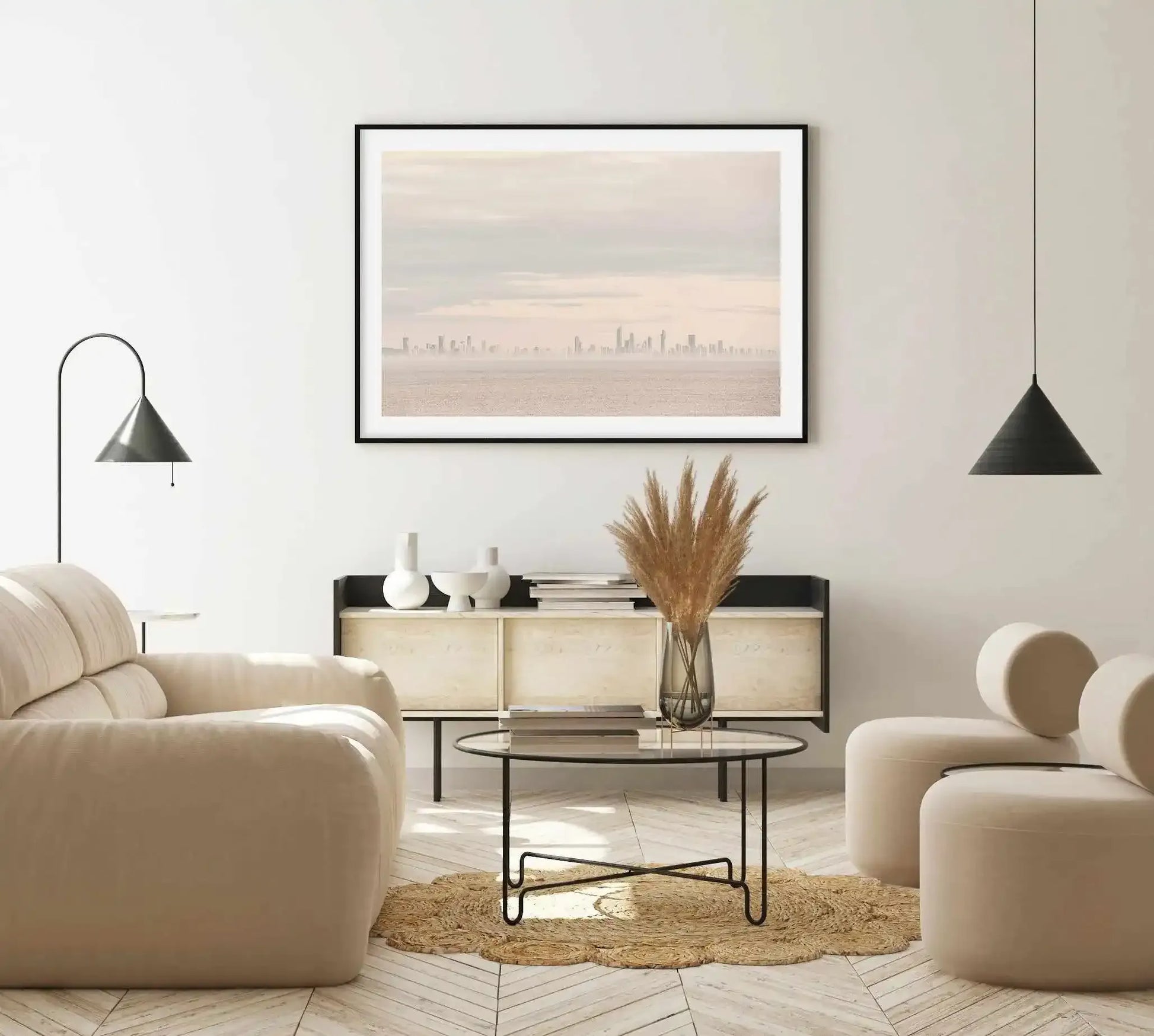 Gold Coast Haze Art Print-PRINT-Olive et Oriel-Olive et Oriel-Buy-Australian-Art-Prints-Online-with-Olive-et-Oriel-Your-Artwork-Specialists-Austrailia-Decorate-With-Coastal-Photo-Wall-Art-Prints-From-Our-Beach-House-Artwork-Collection-Fine-Poster-and-Framed-Artwork