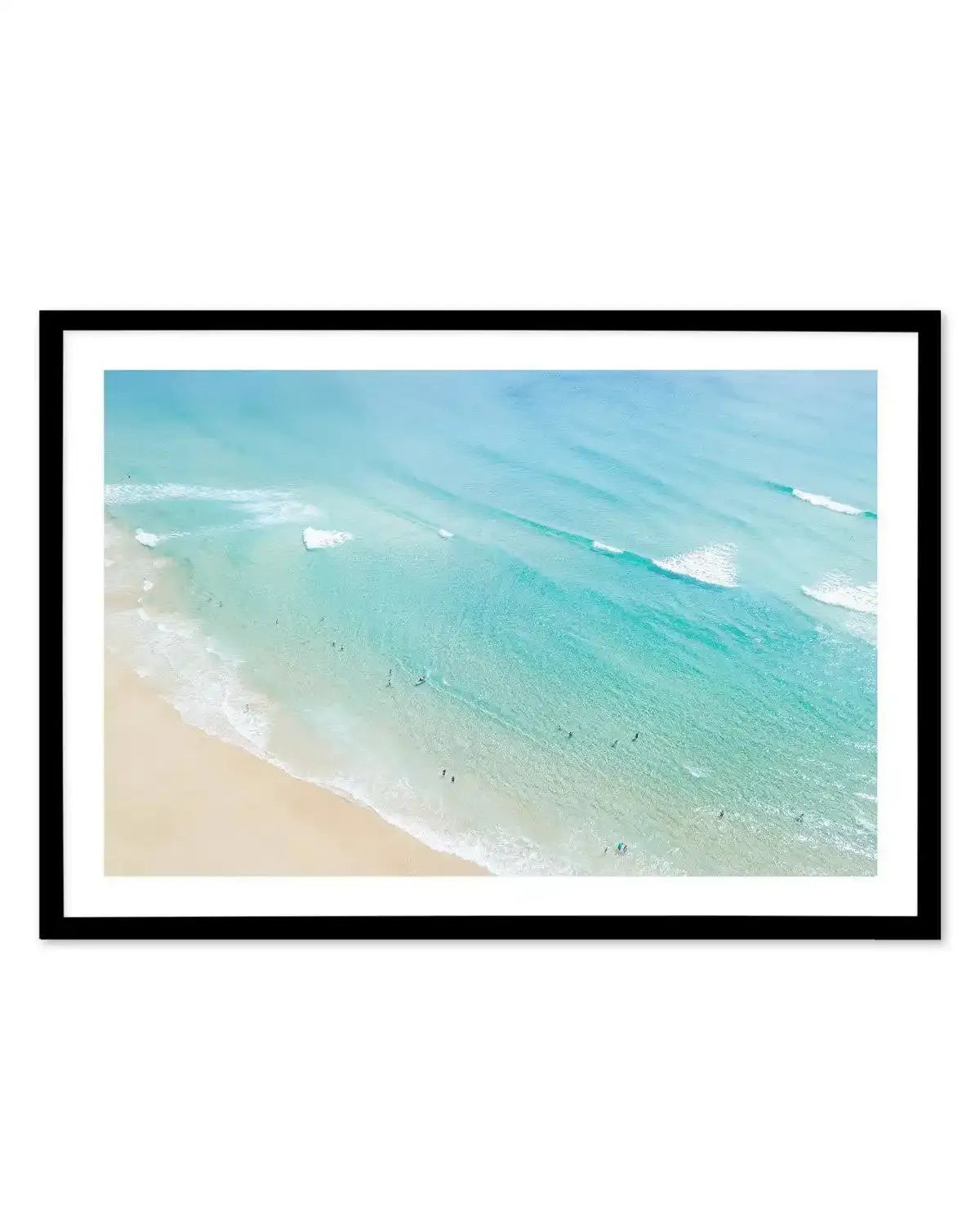 Gold Coasters Art Print-PRINT-Olive et Oriel-Olive et Oriel-A5 | 5.8" x 8.3" | 14.8 x 21cm-Black-With White Border-Buy-Australian-Art-Prints-Online-with-Olive-et-Oriel-Your-Artwork-Specialists-Austrailia-Decorate-With-Coastal-Photo-Wall-Art-Prints-From-Our-Beach-House-Artwork-Collection-Fine-Poster-and-Framed-Artwork