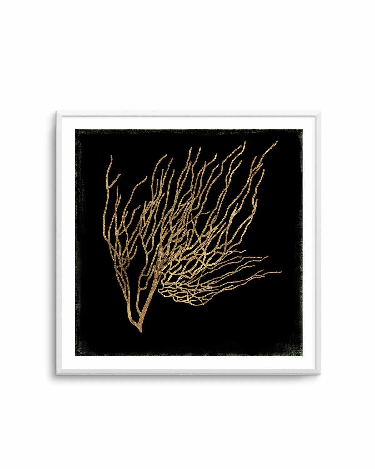 Gold Coral I Art Print from Olive et Oriel where you can shop wallpaper and artworks online