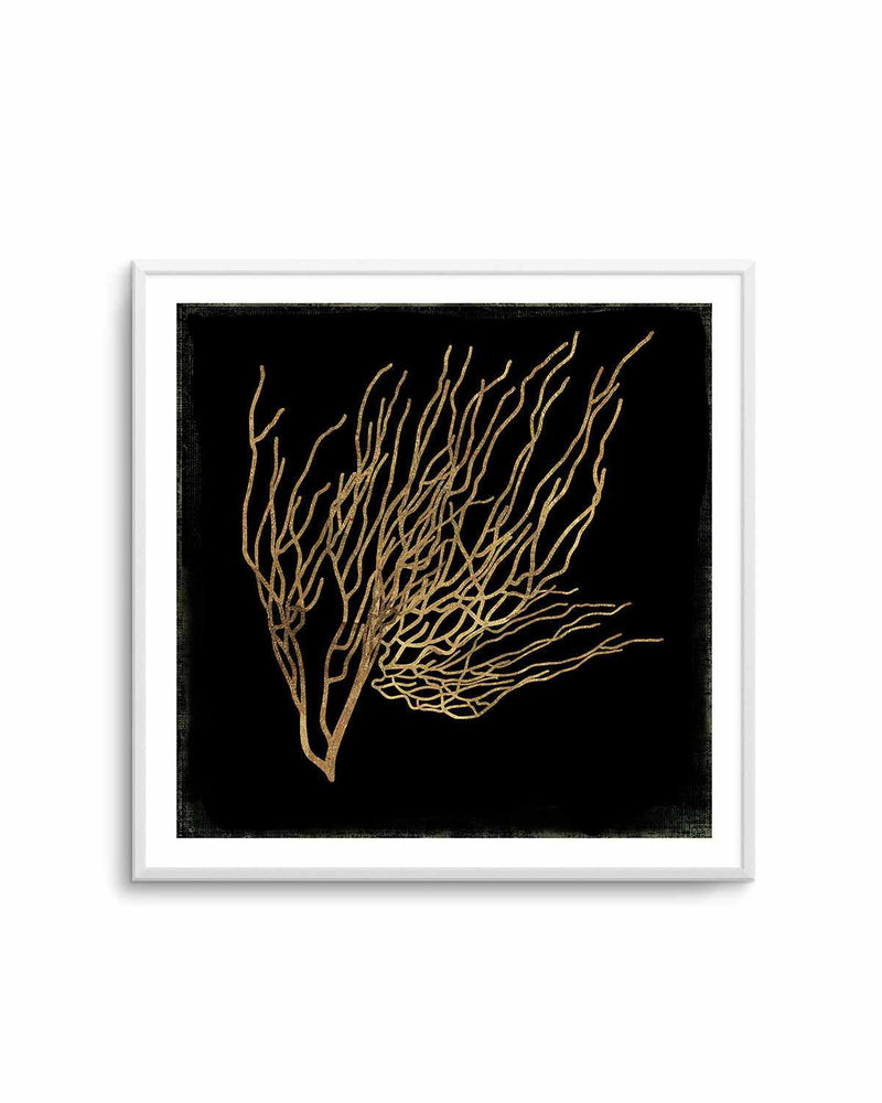 Gold Coral I Art Print