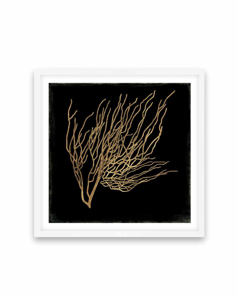 Gold Coral I Art Print