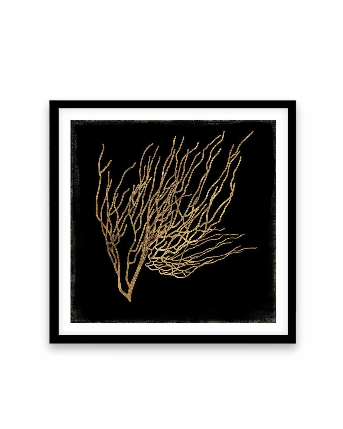 Gold Coral I Art Print from Olive et Oriel where you can shop wallpaper and artworks online
