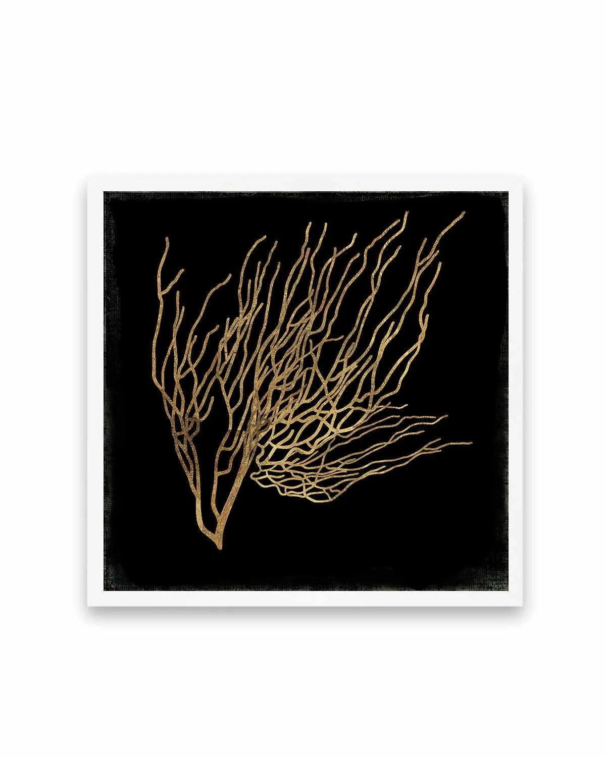 Gold Coral I Art Print from Olive et Oriel where you can shop wallpaper and artworks online
