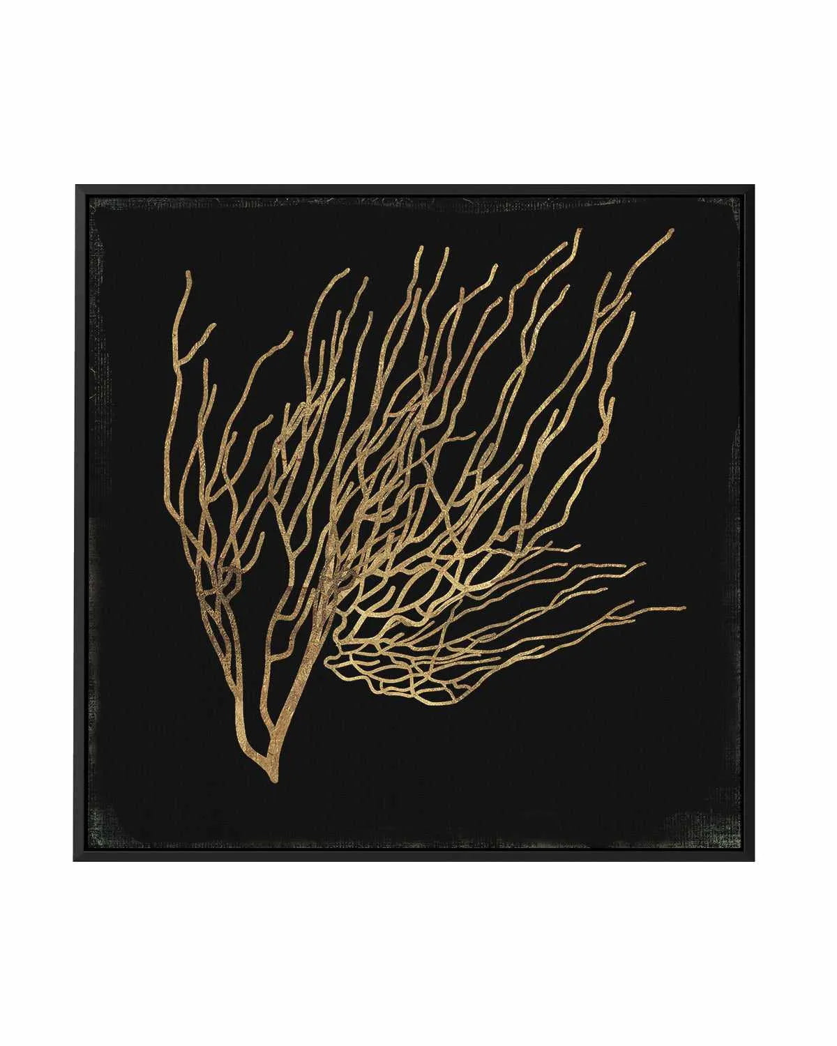Gold Coral I | Framed Canvas Art Print from Olive et Oriel where you can shop wallpaper and artworks online