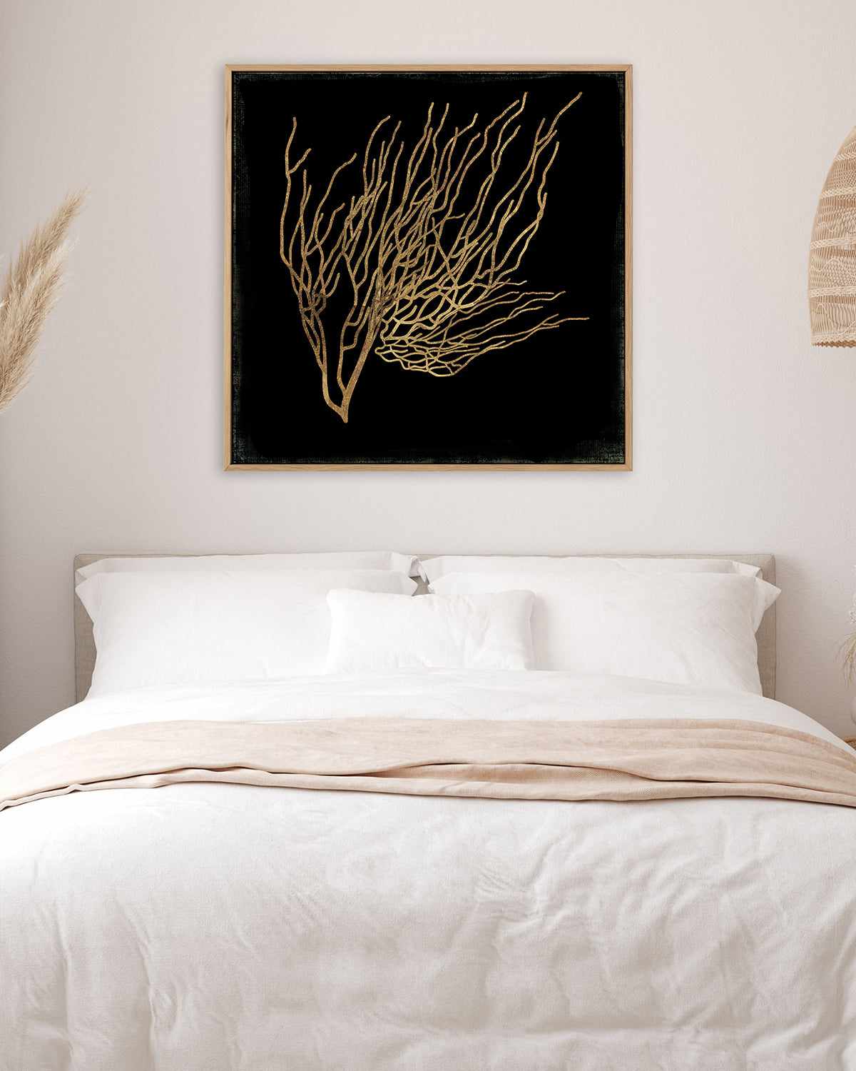 Gold Coral I | Framed Canvas Art Print