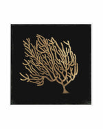 Gold Coral II | Framed Canvas Art Print