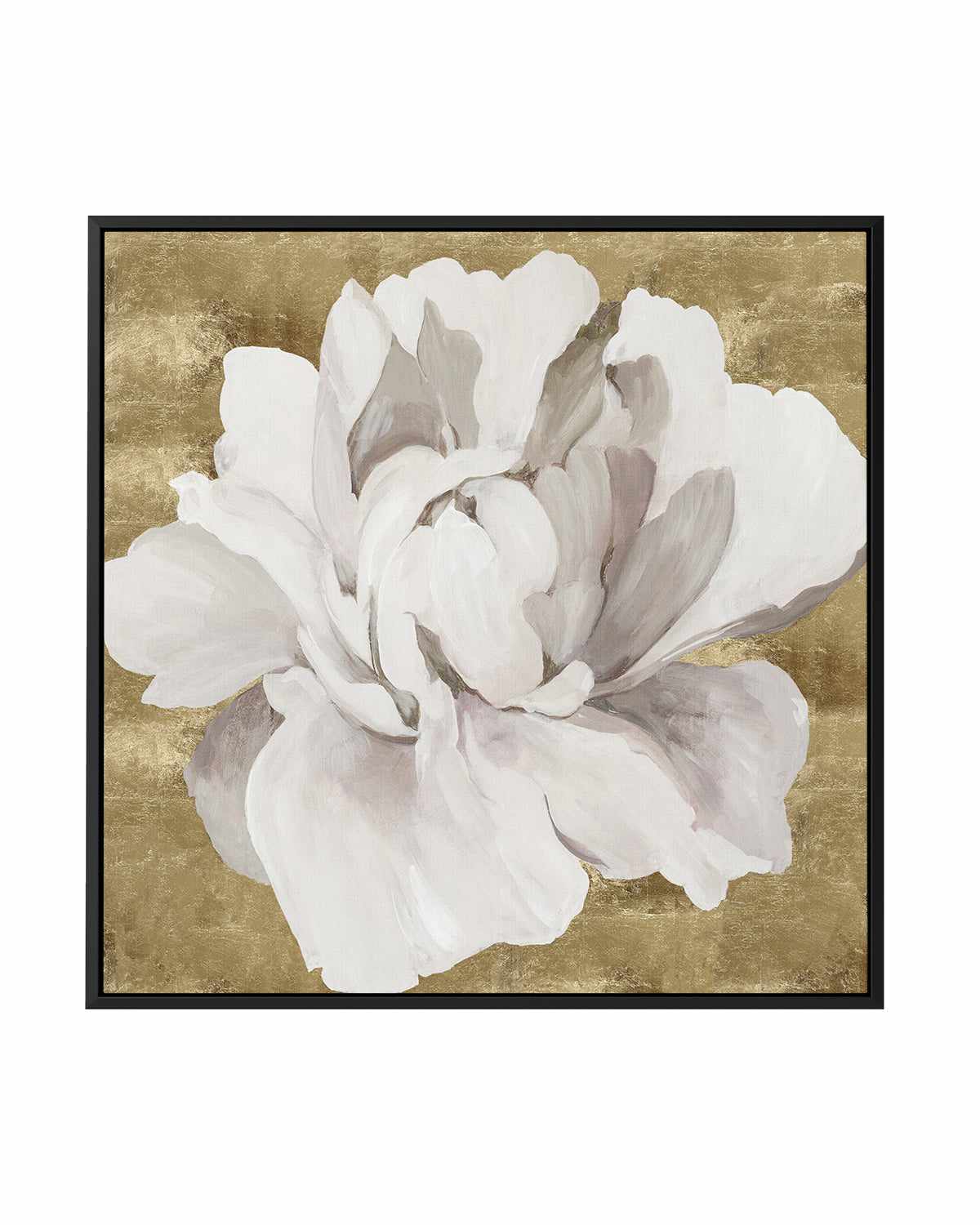 Gold Flower I | Framed Canvas Art Print