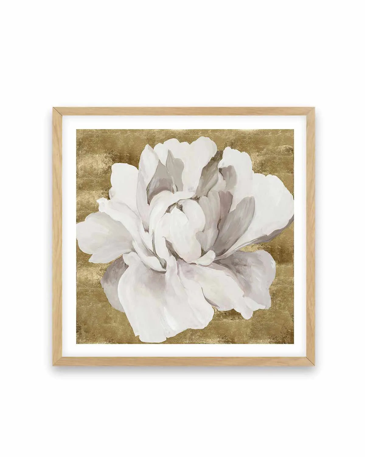 Gold Flower I Art Print from Olive et Oriel where you can shop wallpaper and artworks online