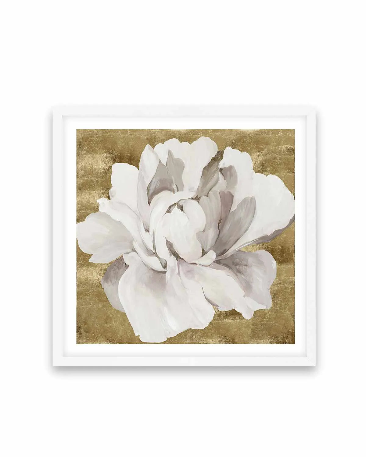 Gold Flower I Art Print from Olive et Oriel where you can shop wallpaper and artworks online