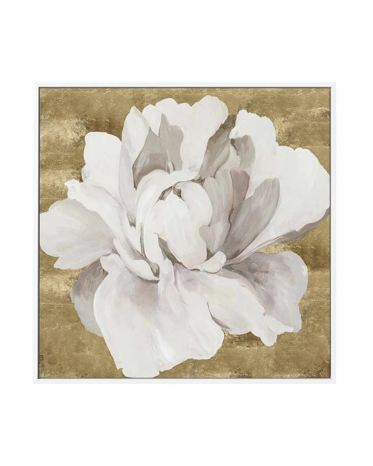 Gold Flower I | Framed Canvas Art Print from Olive et Oriel where you can shop wallpaper and artworks online