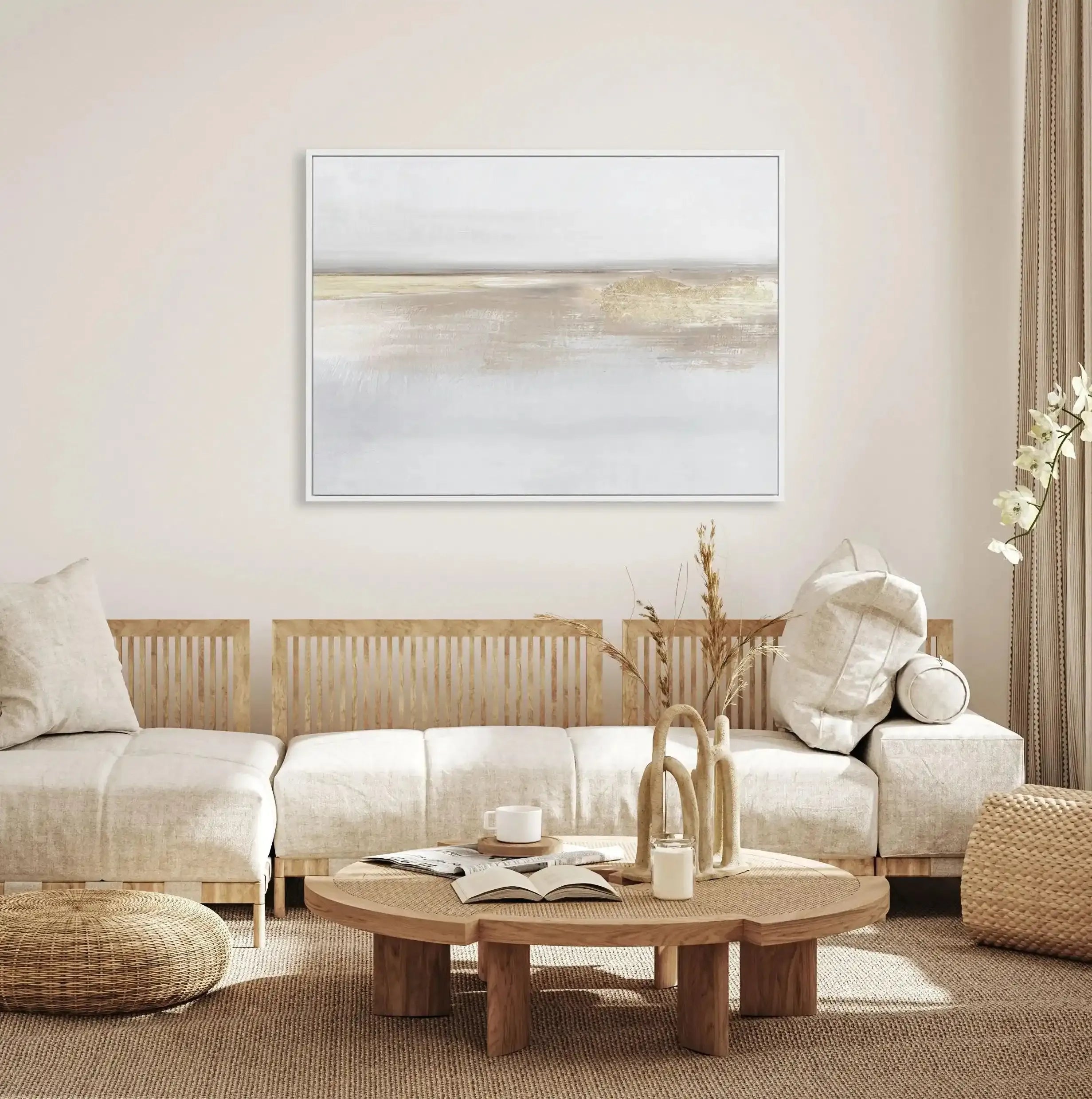 Gold Light by Dan Hobday | Framed Canvas-CANVAS-You can shop wall art online with Olive et Oriel for everything from abstract art to fun kids wall art. Our beautiful modern art prints and canvas art are available from large canvas prints to wall art paintings and our proudly Australian artwork collection offers only the highest quality framed large wall art and canvas art Australia - You can buy fashion photography prints or Hampton print posters and paintings on canvas from Olive et Oriel and h