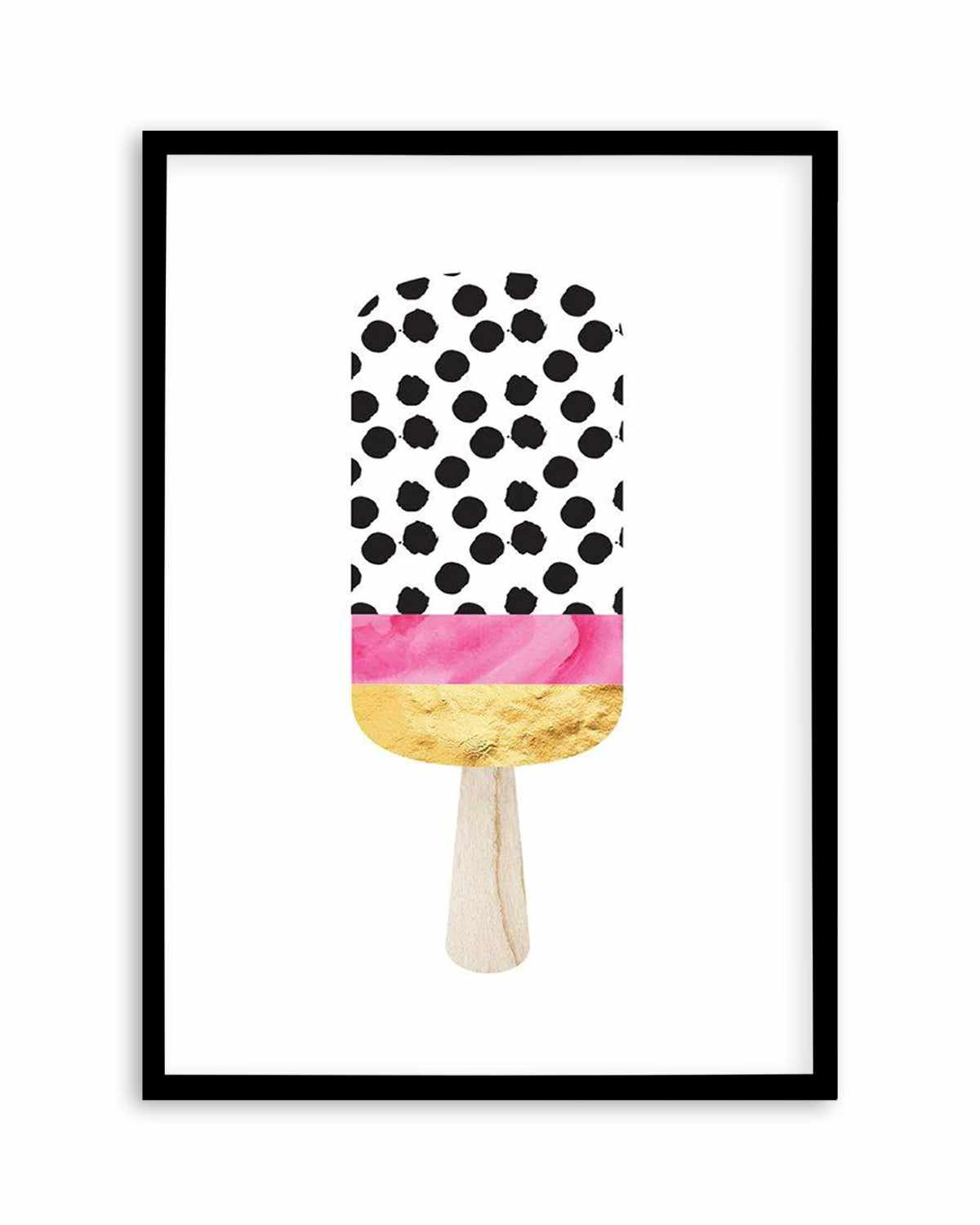 Gold Paddle Pop Art Print