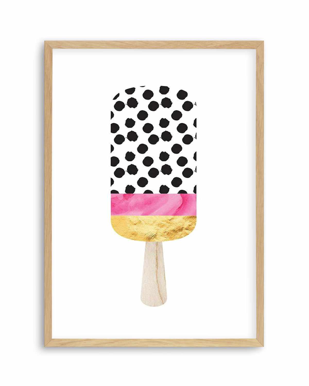 Gold Paddle Pop Art Print