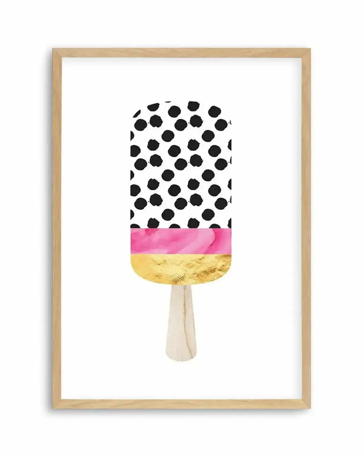 Gold Paddle Pop Art Print from Olive et Oriel where you can shop wallpaper and artworks online
