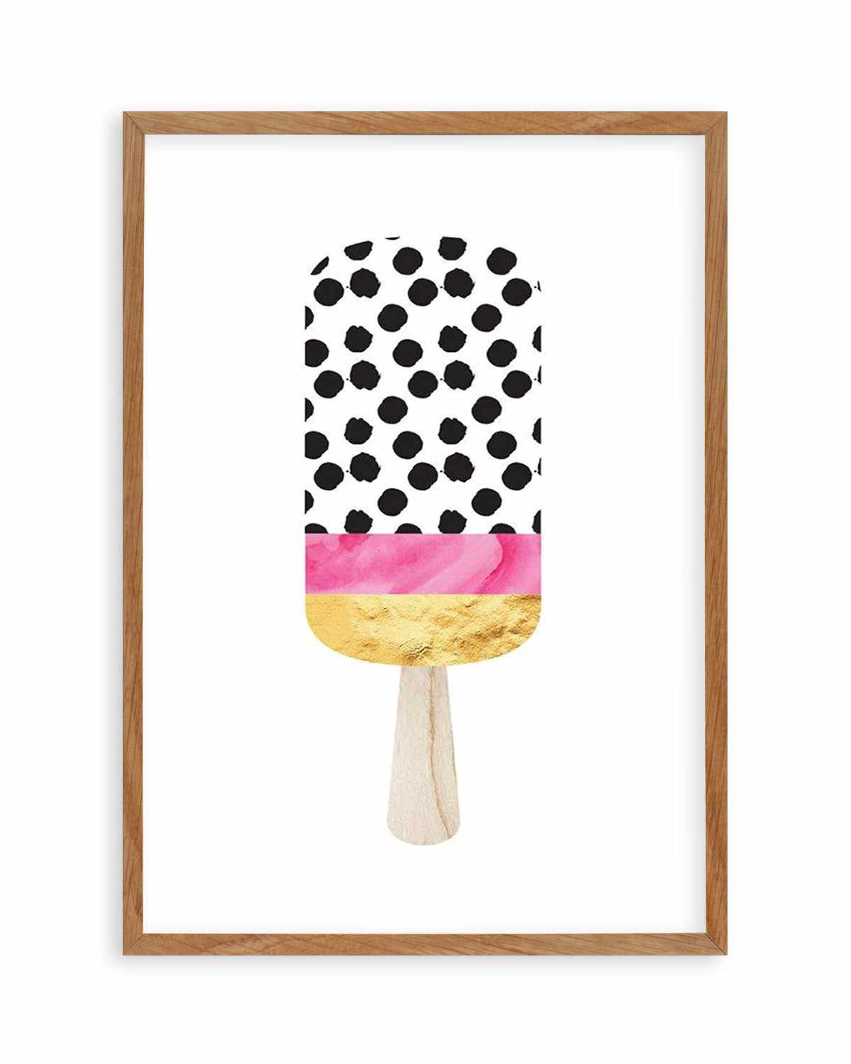 Gold Paddle Pop Art Print