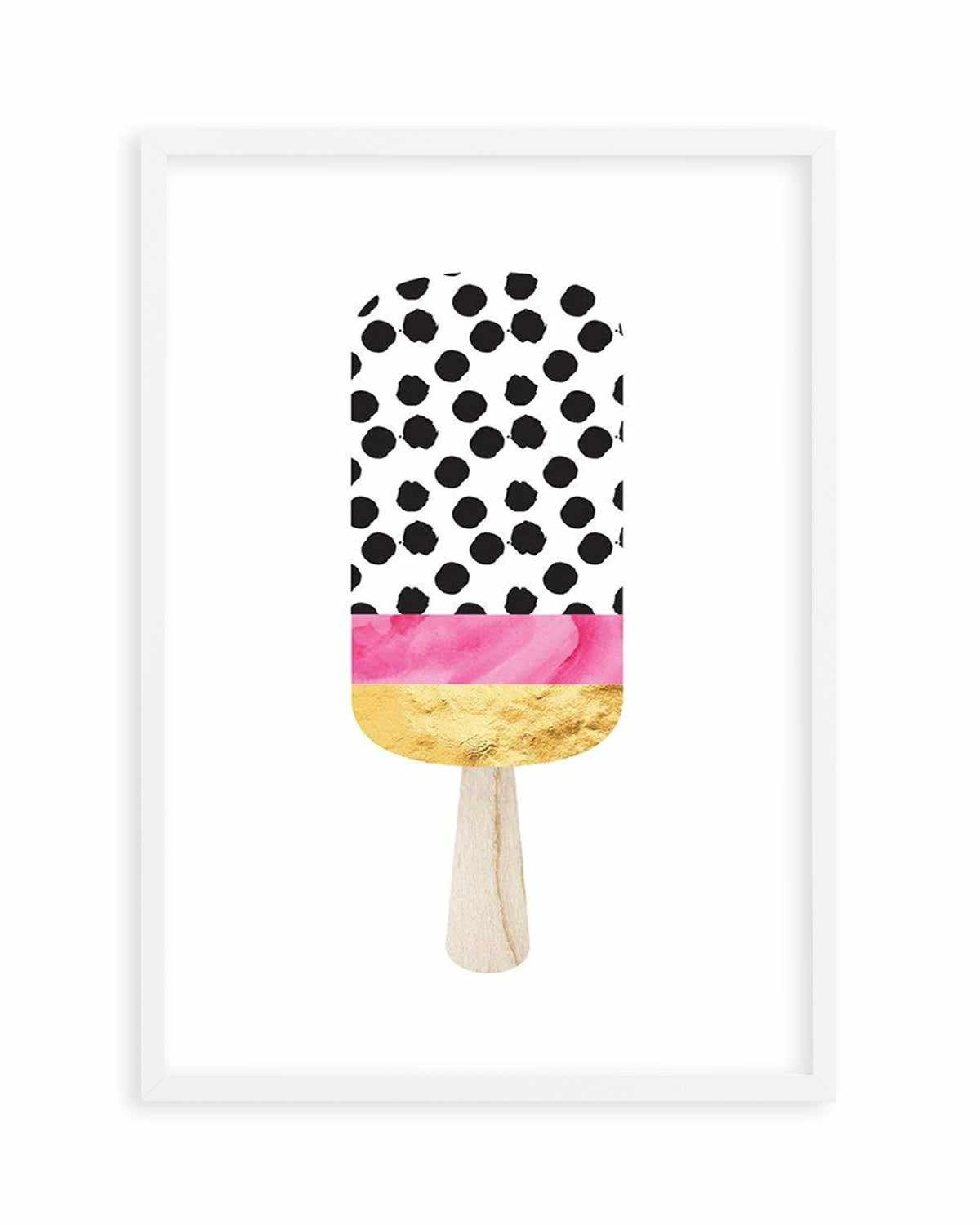 Gold Paddle Pop Art Print