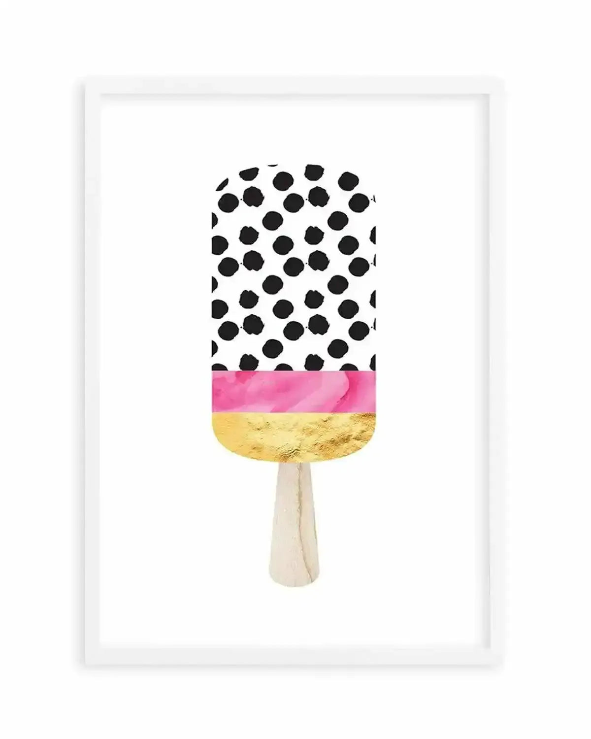 Gold Paddle Pop Art Print from Olive et Oriel where you can shop wallpaper and artworks online