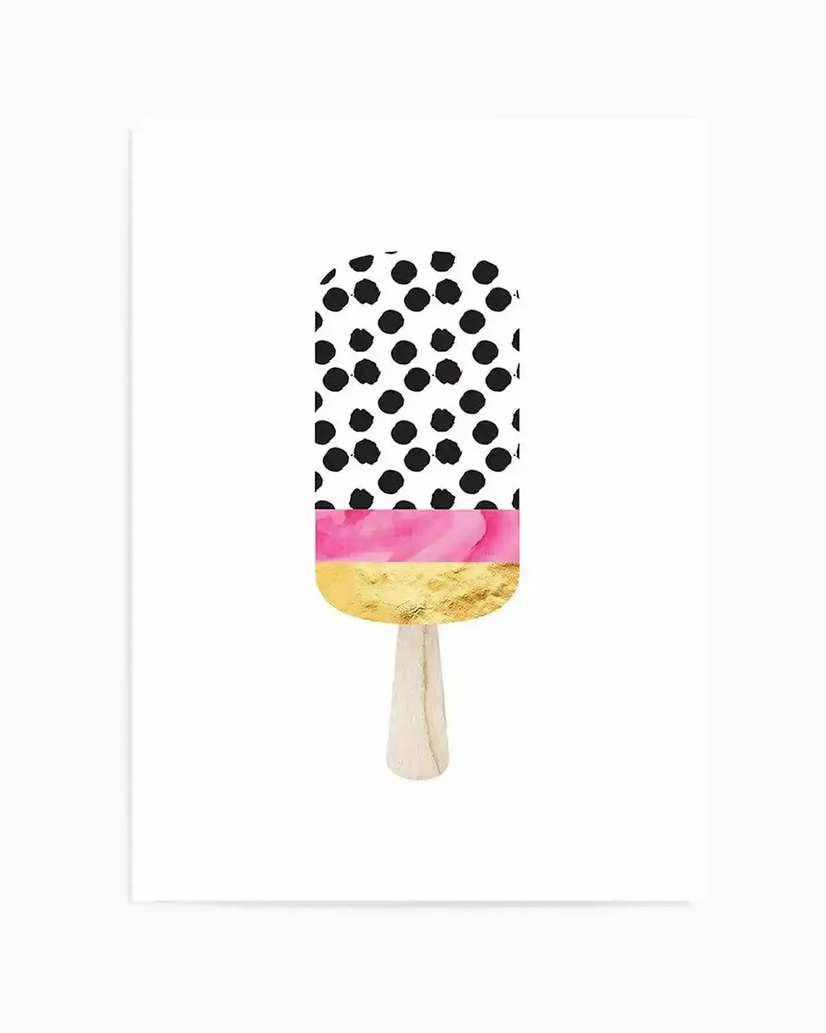Gold Paddle Pop Art Print from Olive et Oriel where you can shop wallpaper and artworks online