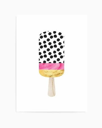 Gold Paddle Pop Art Print from Olive et Oriel where you can shop wallpaper and artworks online