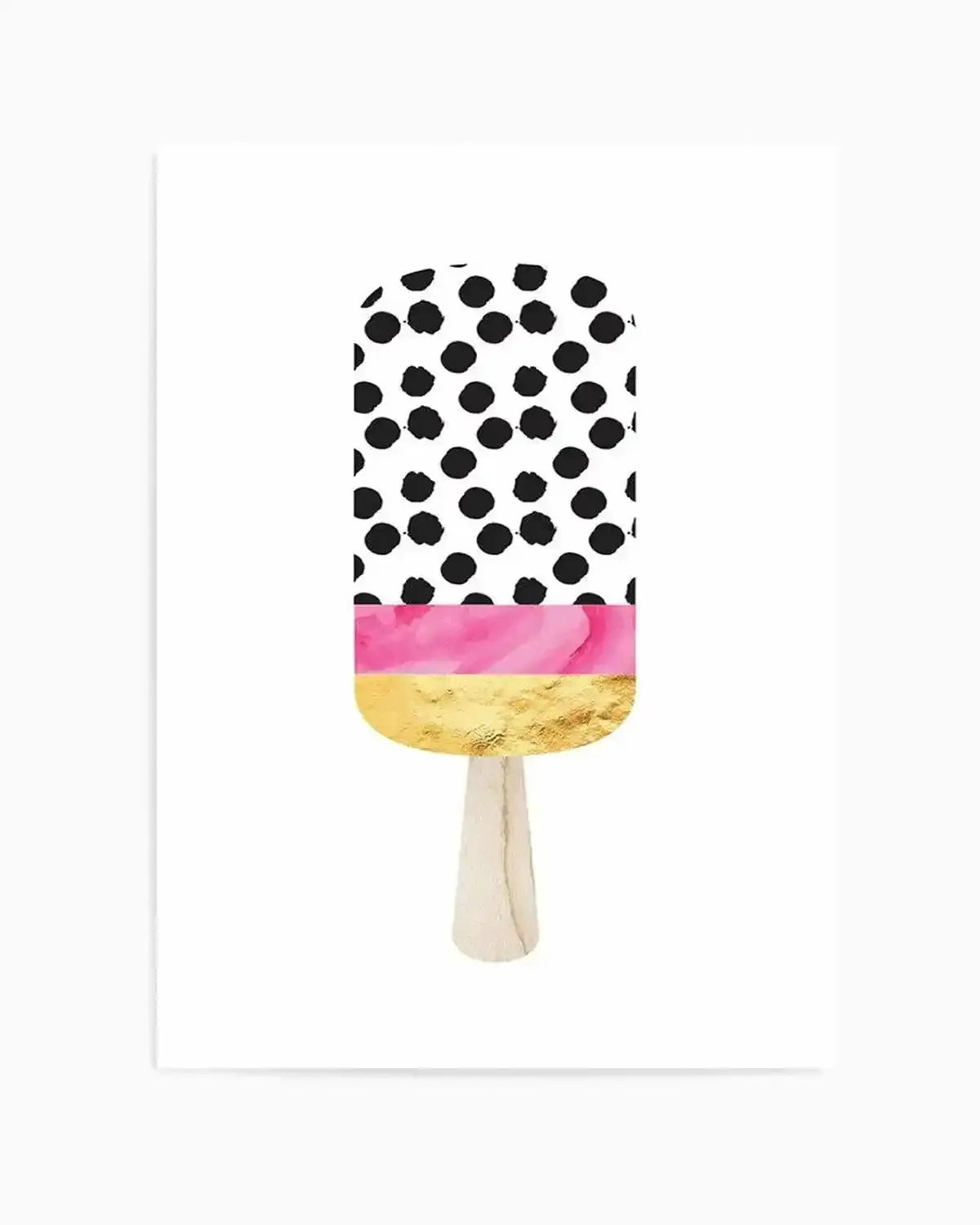Gold Paddle Pop Art Print from Olive et Oriel where you can shop wallpaper and artworks online