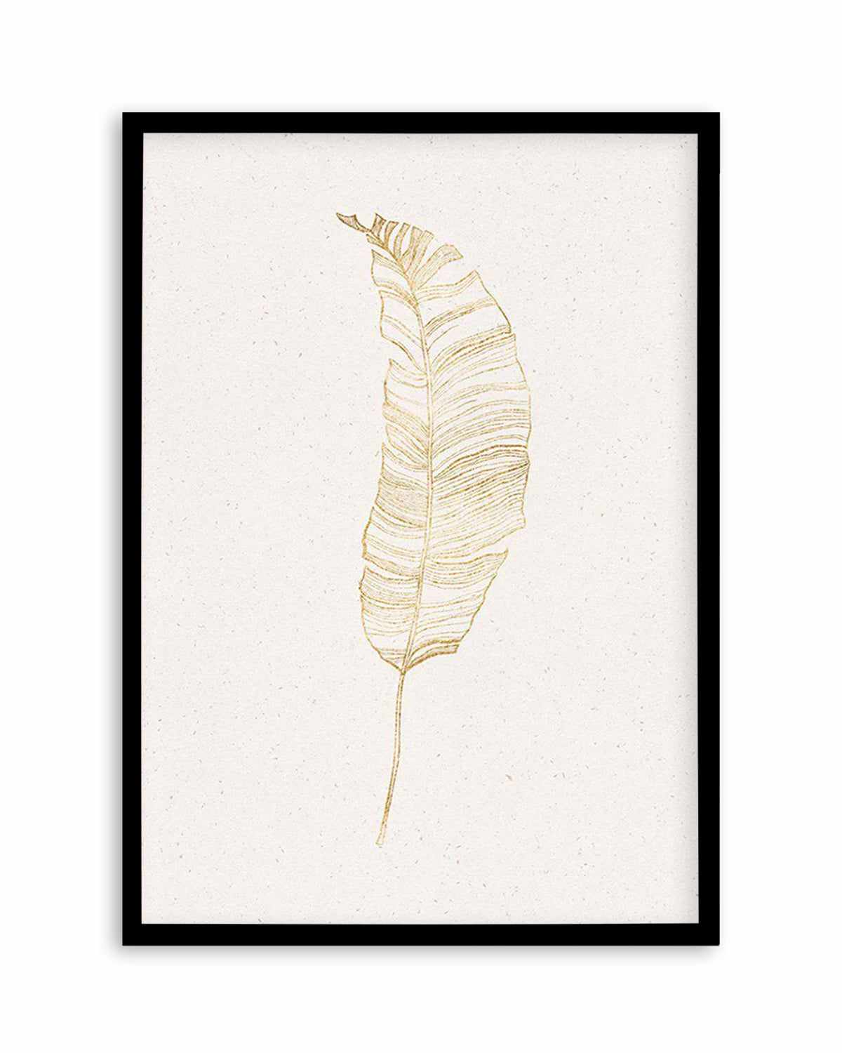 Gold Palm II Art Print