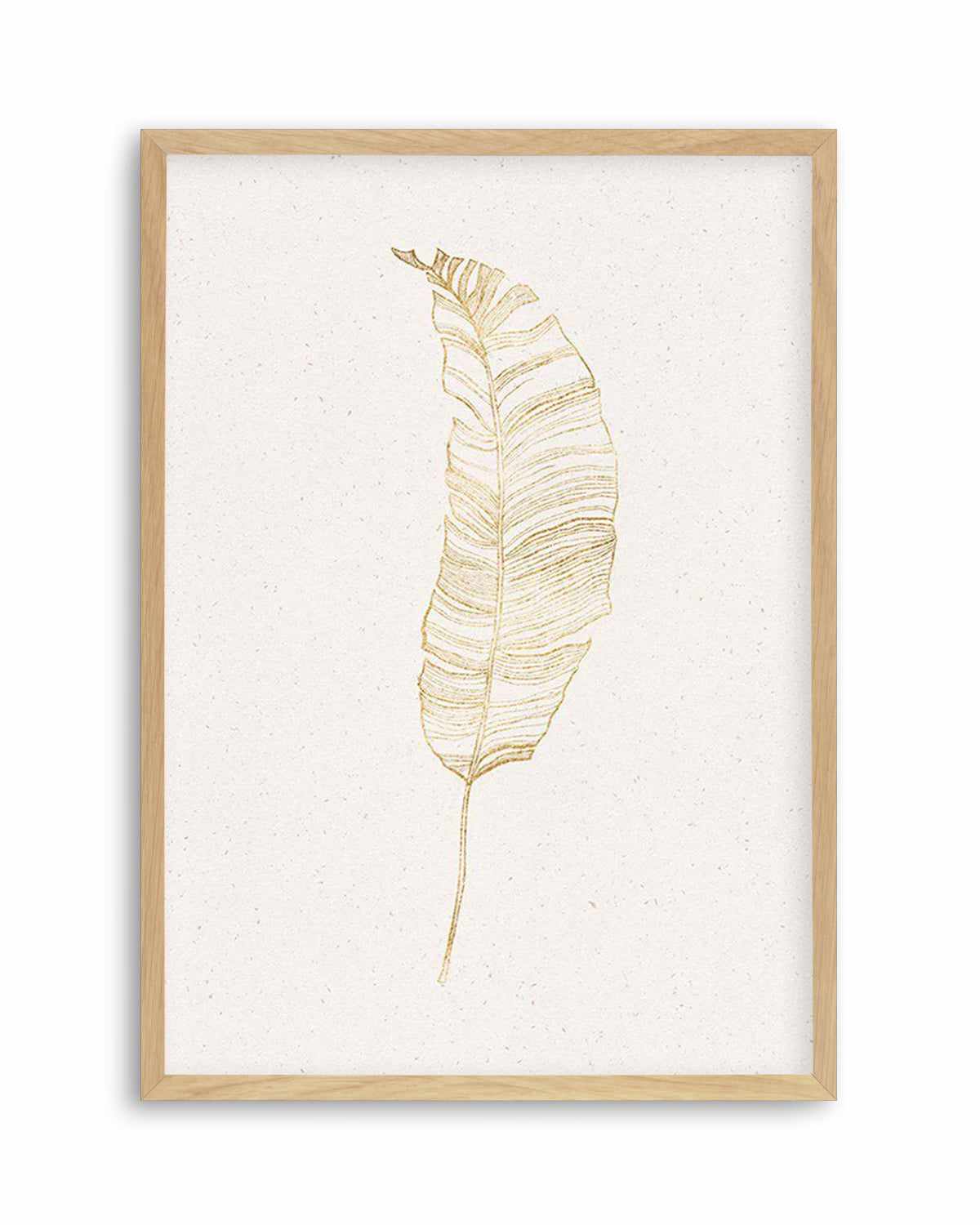 Gold Palm II Art Print